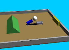 Hovercraft Soccer game by Ken Kopecky