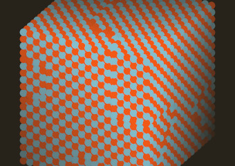 Ising cube antiferromagnetic